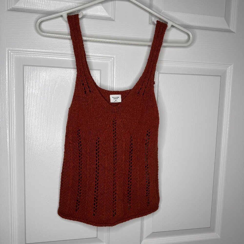 Abercrombie & Fitch Burnt Orange Knit Tank